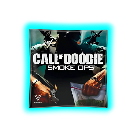 V Syndicate Glass Ashtray Call of Doobie