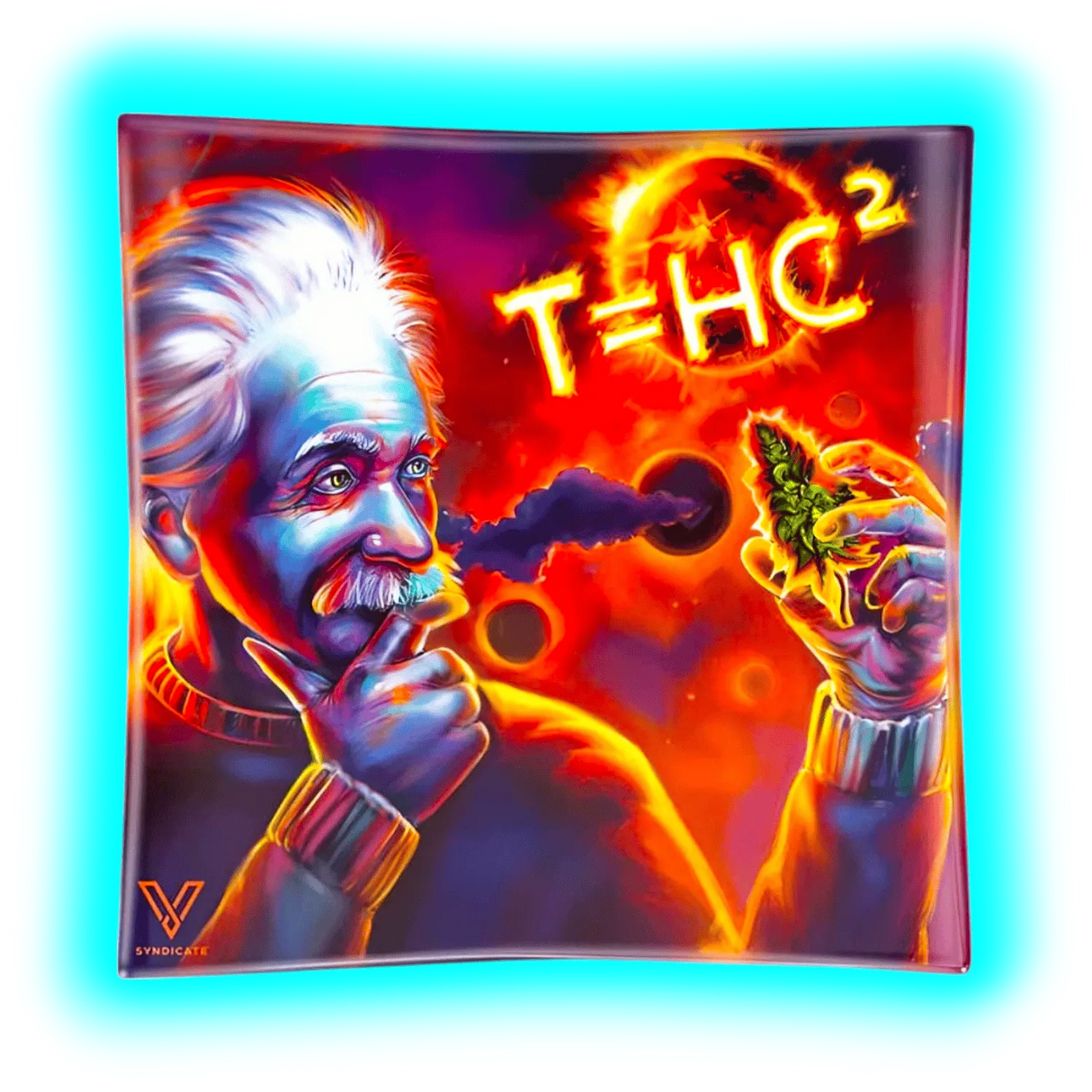 V Syndicate Glass Ashtray T=HC2 Solar Diesel