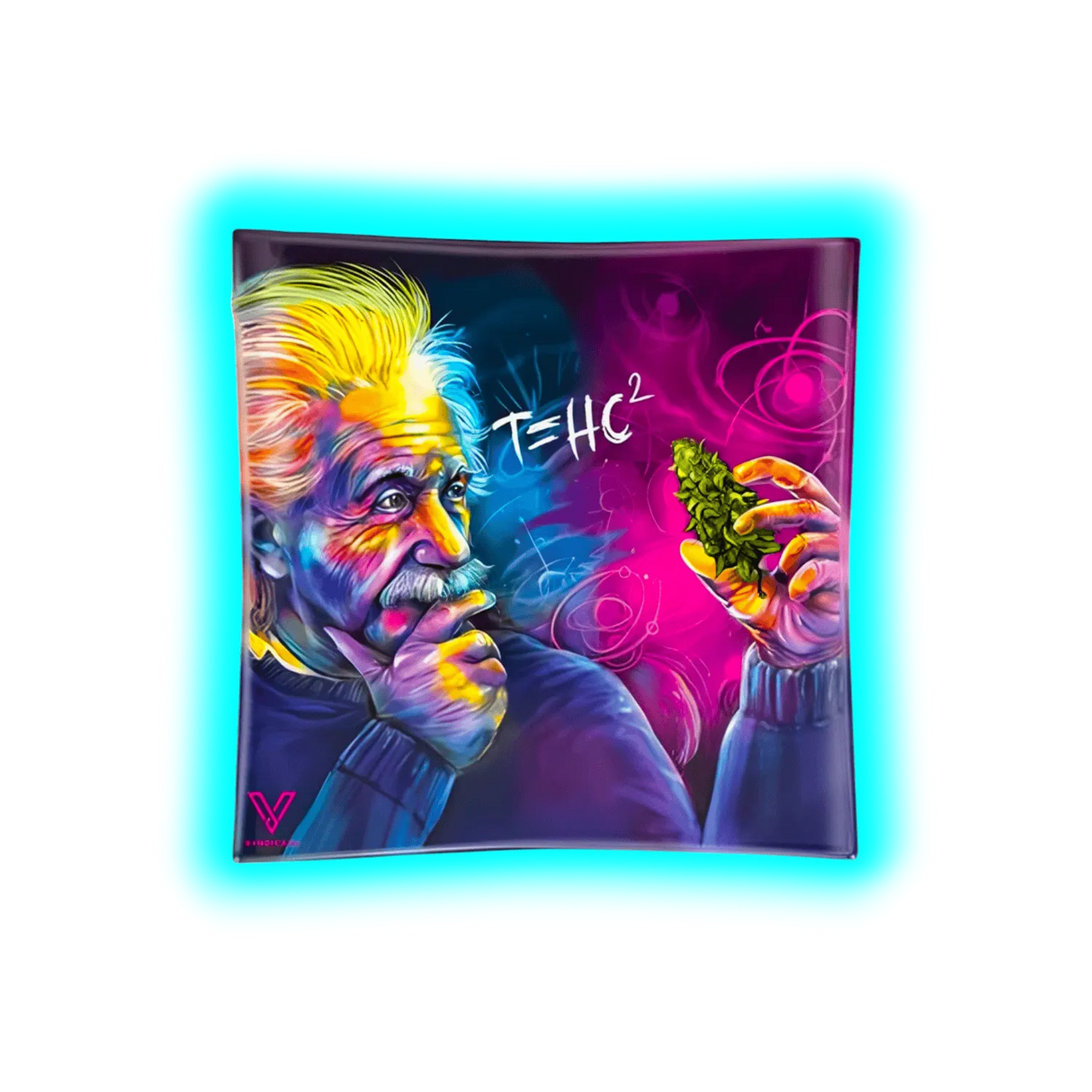 V Syndicate Glass Ashtray T=HC2