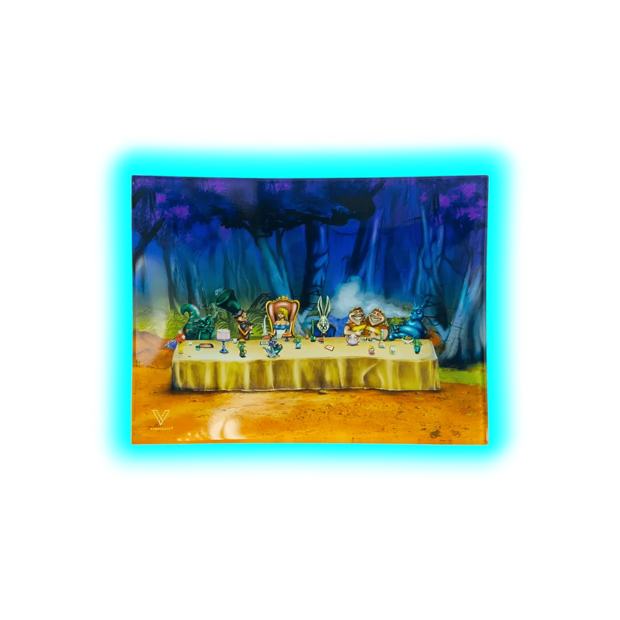 V Syndicate Glastray S Alice Tea Party125 x 165mm