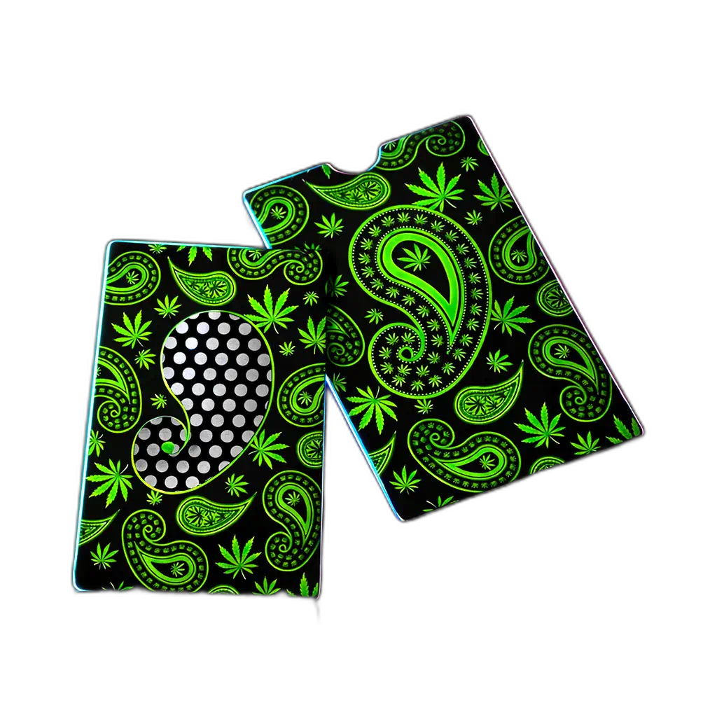 V Syndicate Grinder Card Paisley Weed