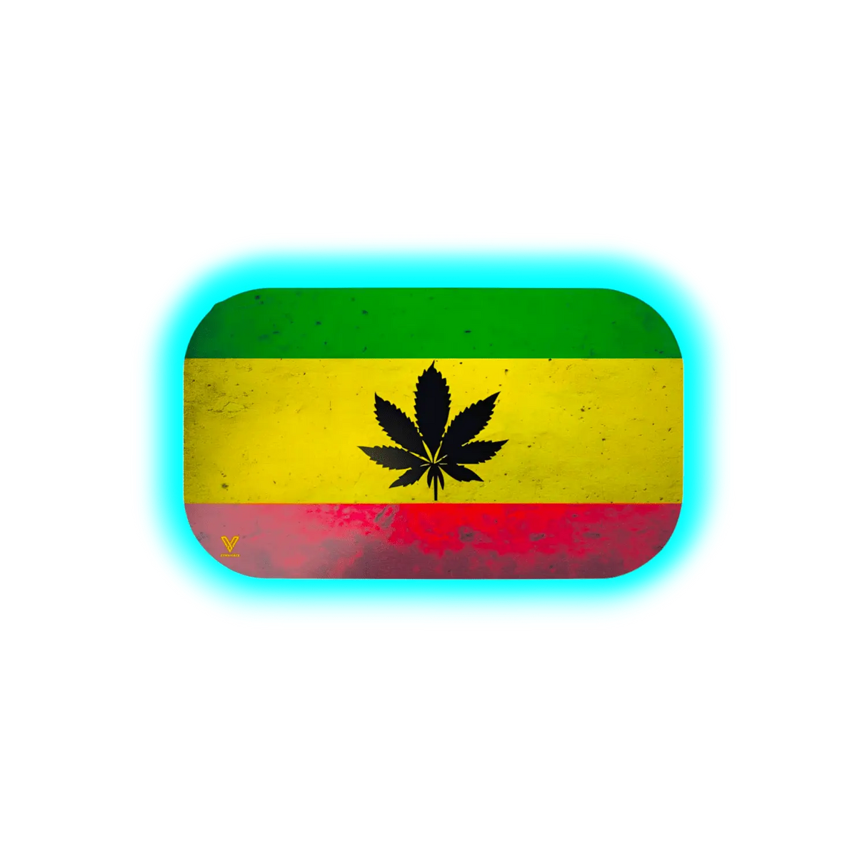 V Syndicate Mag Slap M Rasta Leaf 160 x 270mm