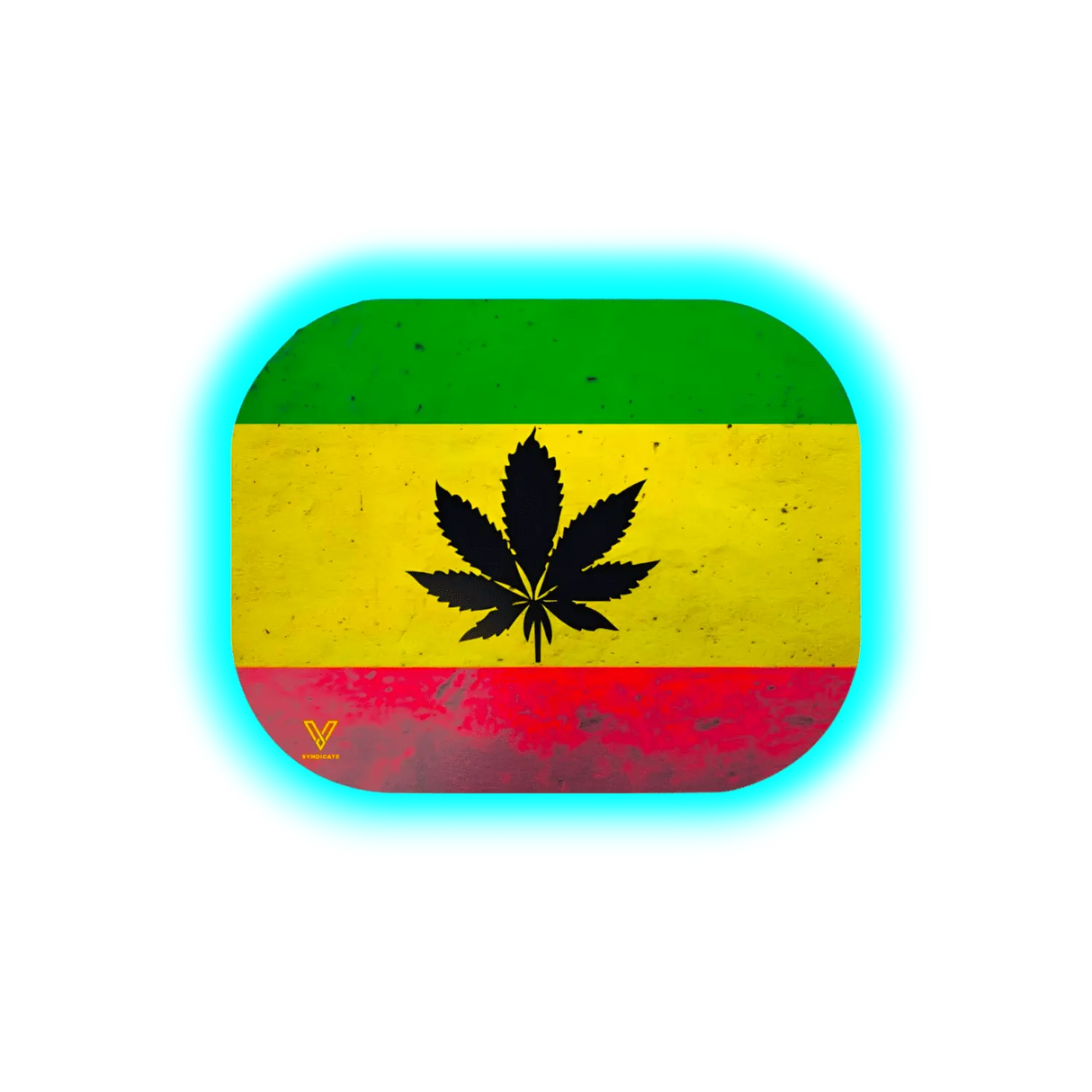 V Syndicate Mag Slap S Rasta Leaf 140 x 180mm