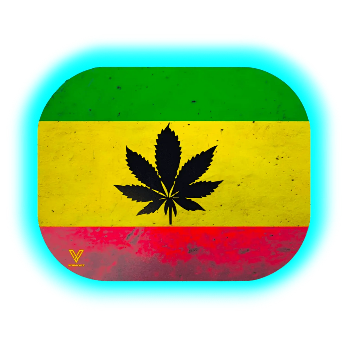 V Syndicate Mag Slap S Rasta Leaf 140 x 180mm