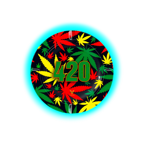 V Syndicate Metal Tin Ashtray - 420 Rasta