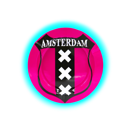 V Syndicate Metal Tin Ashtray - Amsterdam Pink