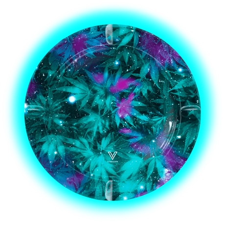 V Syndicate Metal Tin Ashtray - Cosmic Chronic