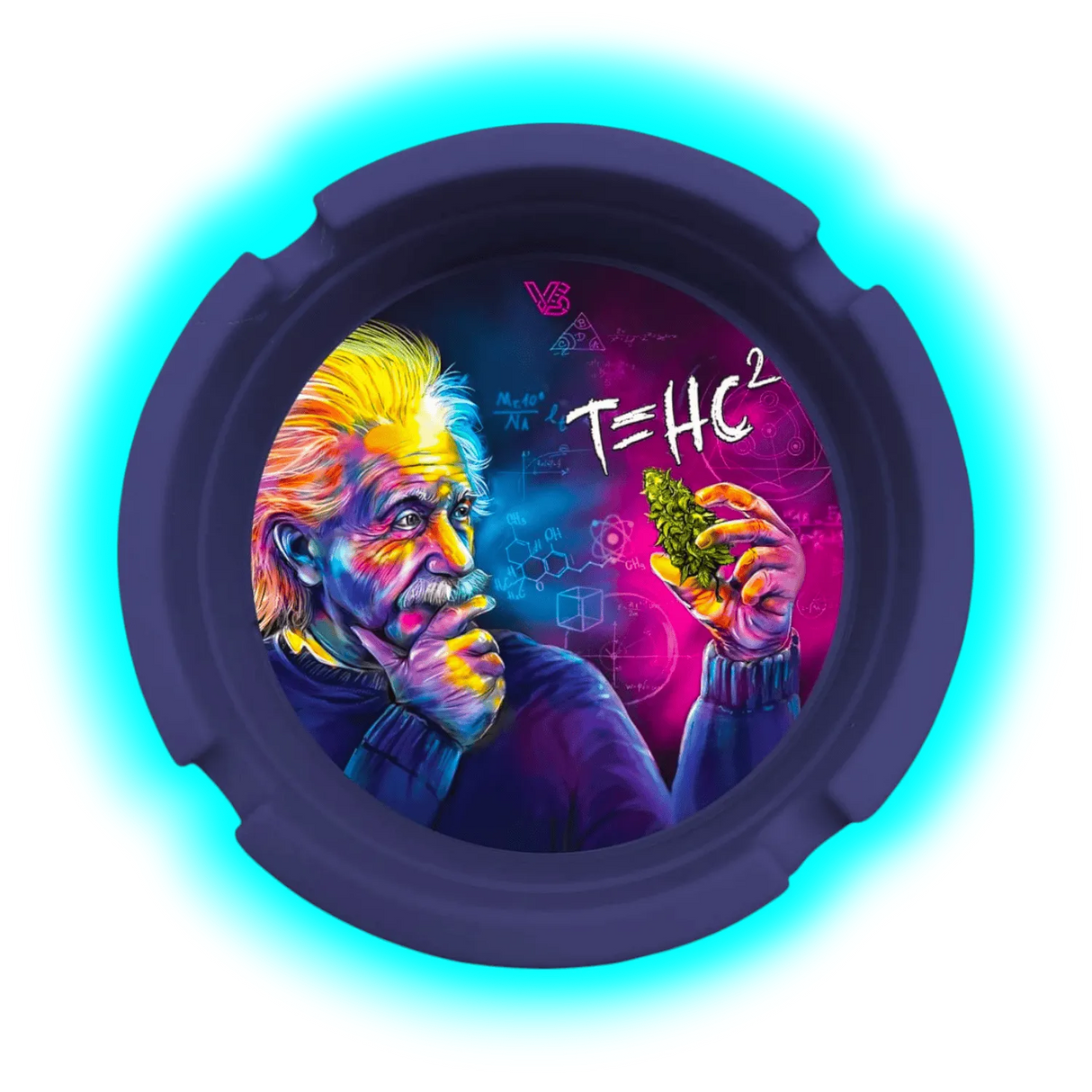 V-Syndicate Silicone Ashtray T=HC2 Einstein Classic