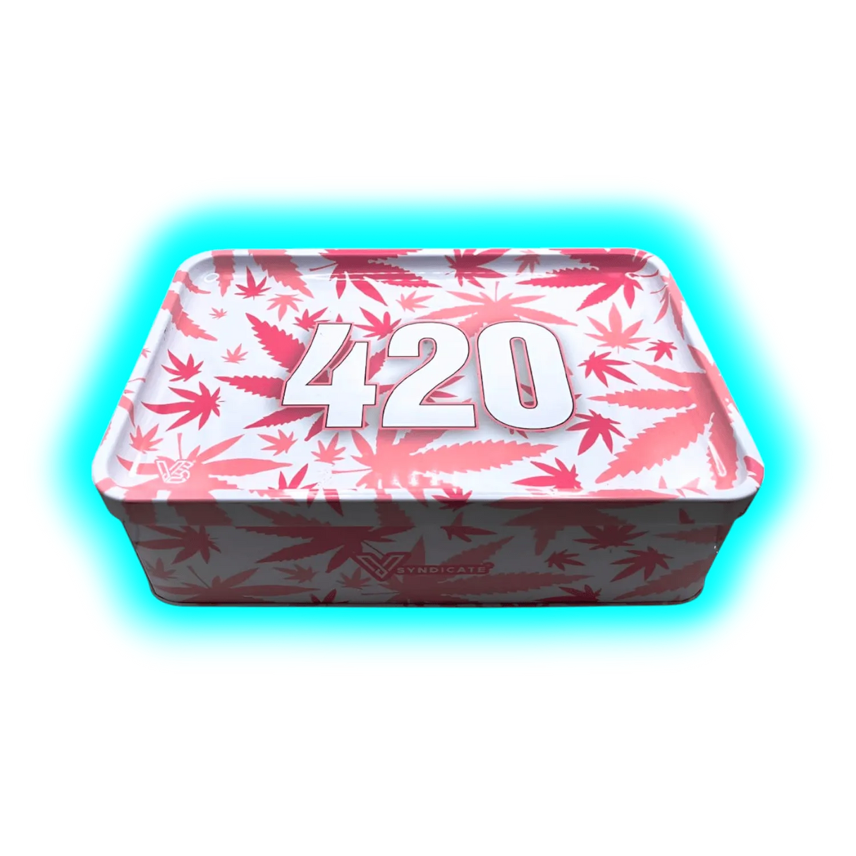 V Syndicate Syndicase Plus Tin Box - 420 Pink