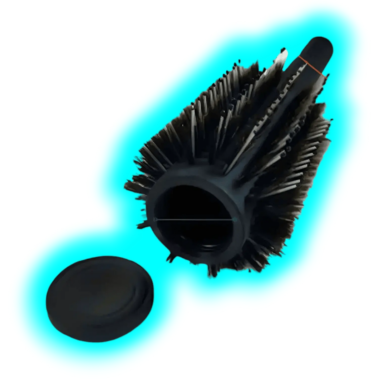 Verstecktresor Haarbürste Rund