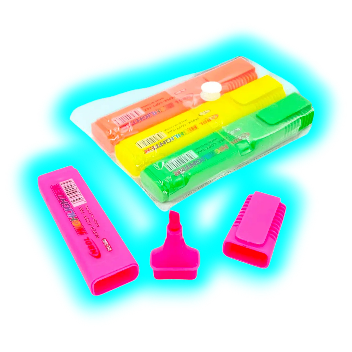 Verstecktresor Highlighter 4pcs