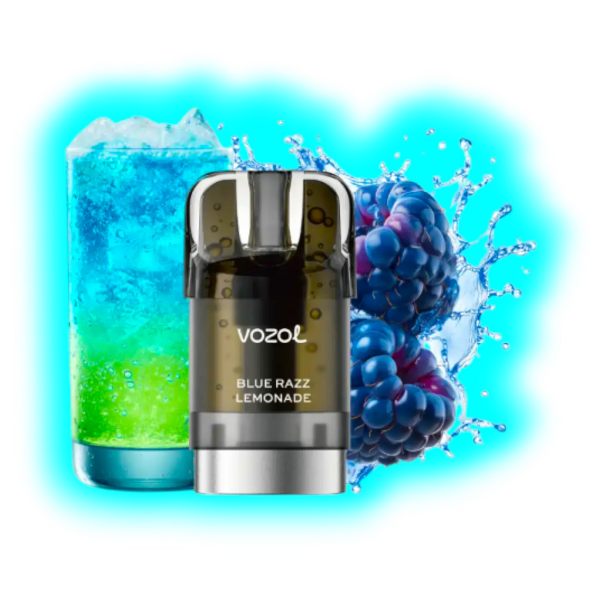 Vozol Sleek Pod Blue Razz Lemonade 20mg