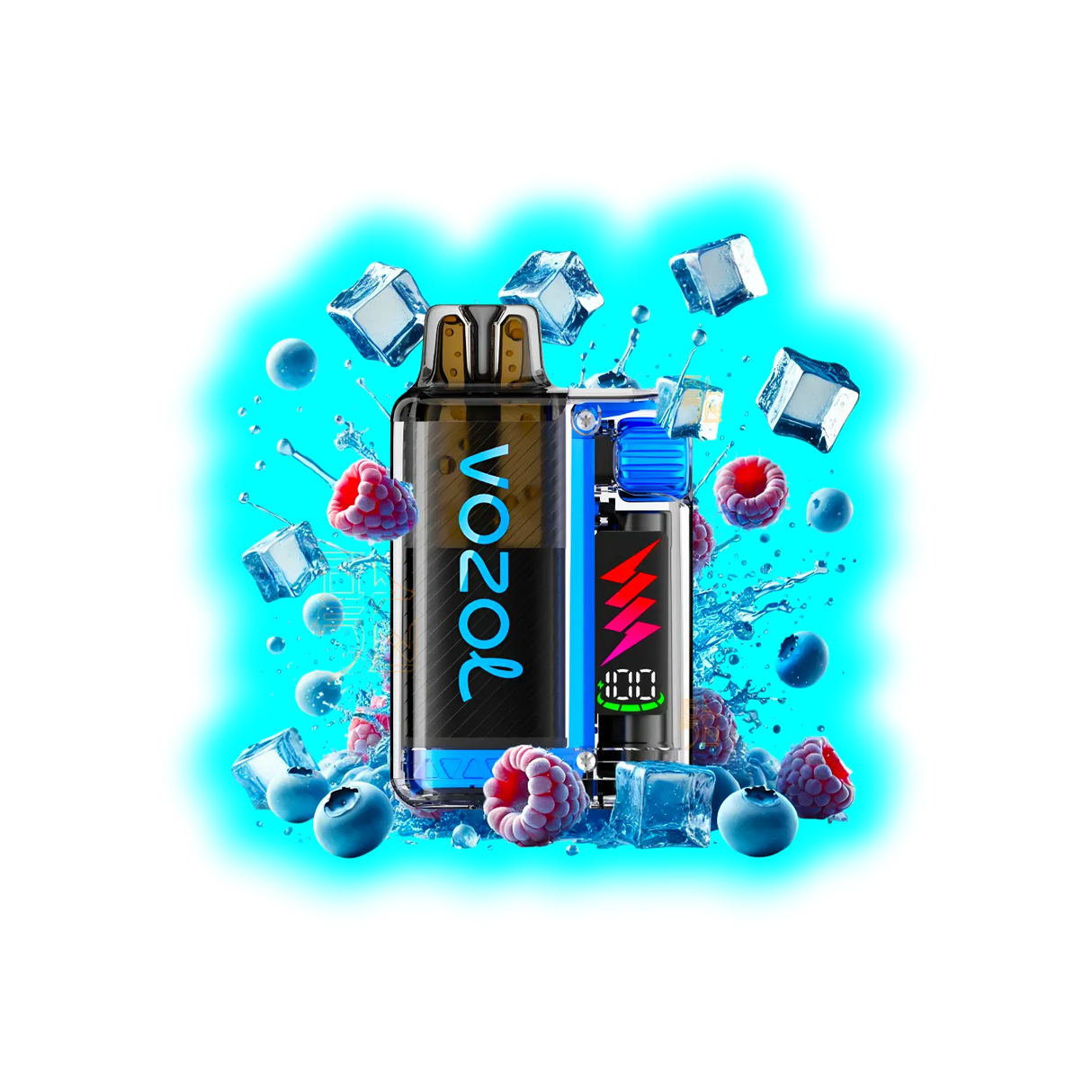 Vozol Vista Plug Starter Kit Blue Razz Ice 20mg