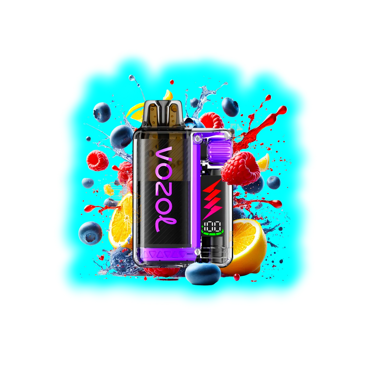 Vozol Vista Plug Starter Kit Blueberry Raspberry Lemon 20mg