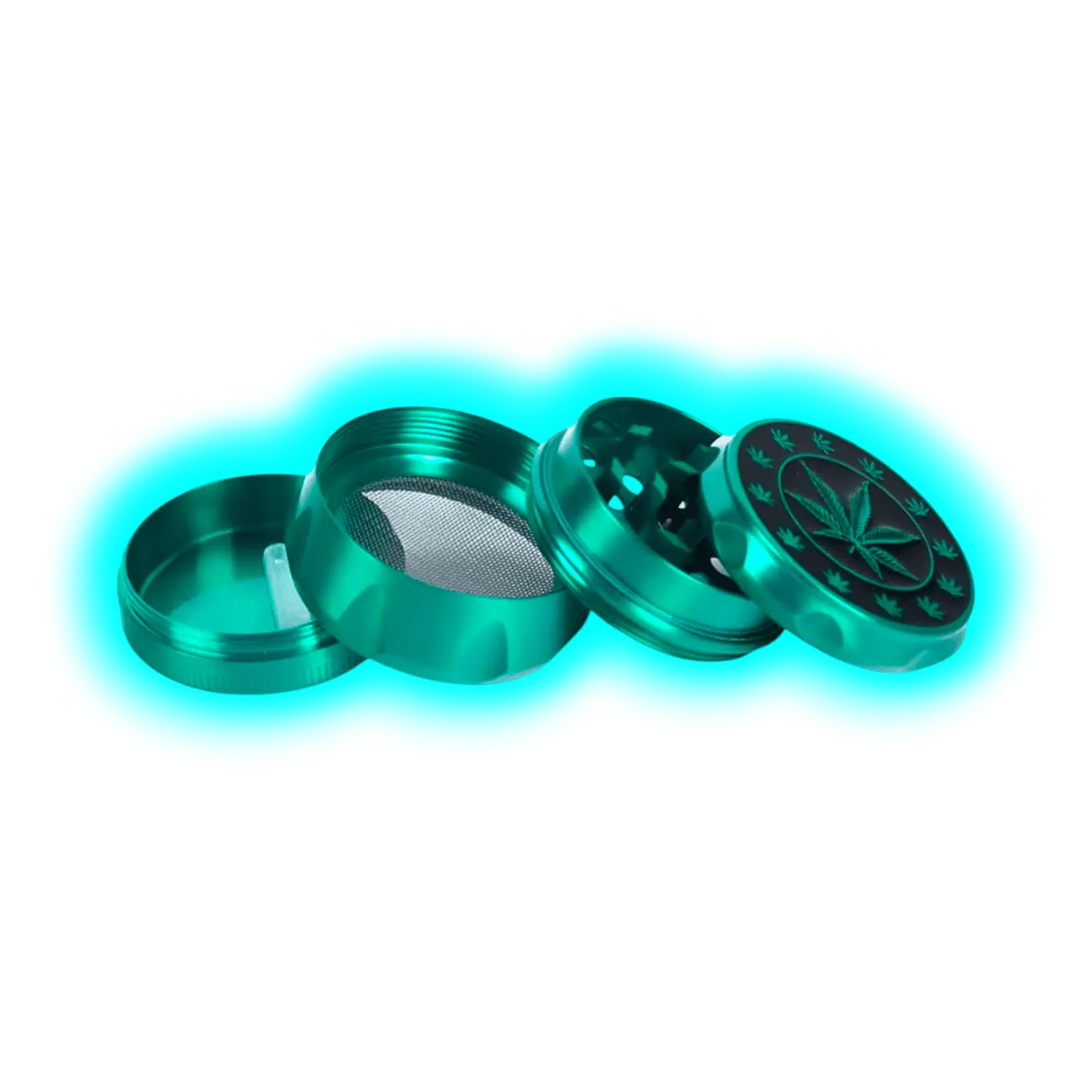 Weed Leaf Grinder 4er Assort