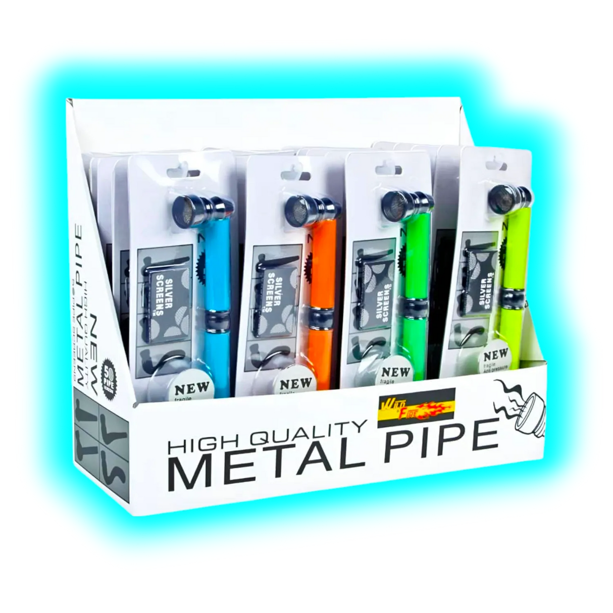 Weed Pipe inkl 5 Siebe Assort.