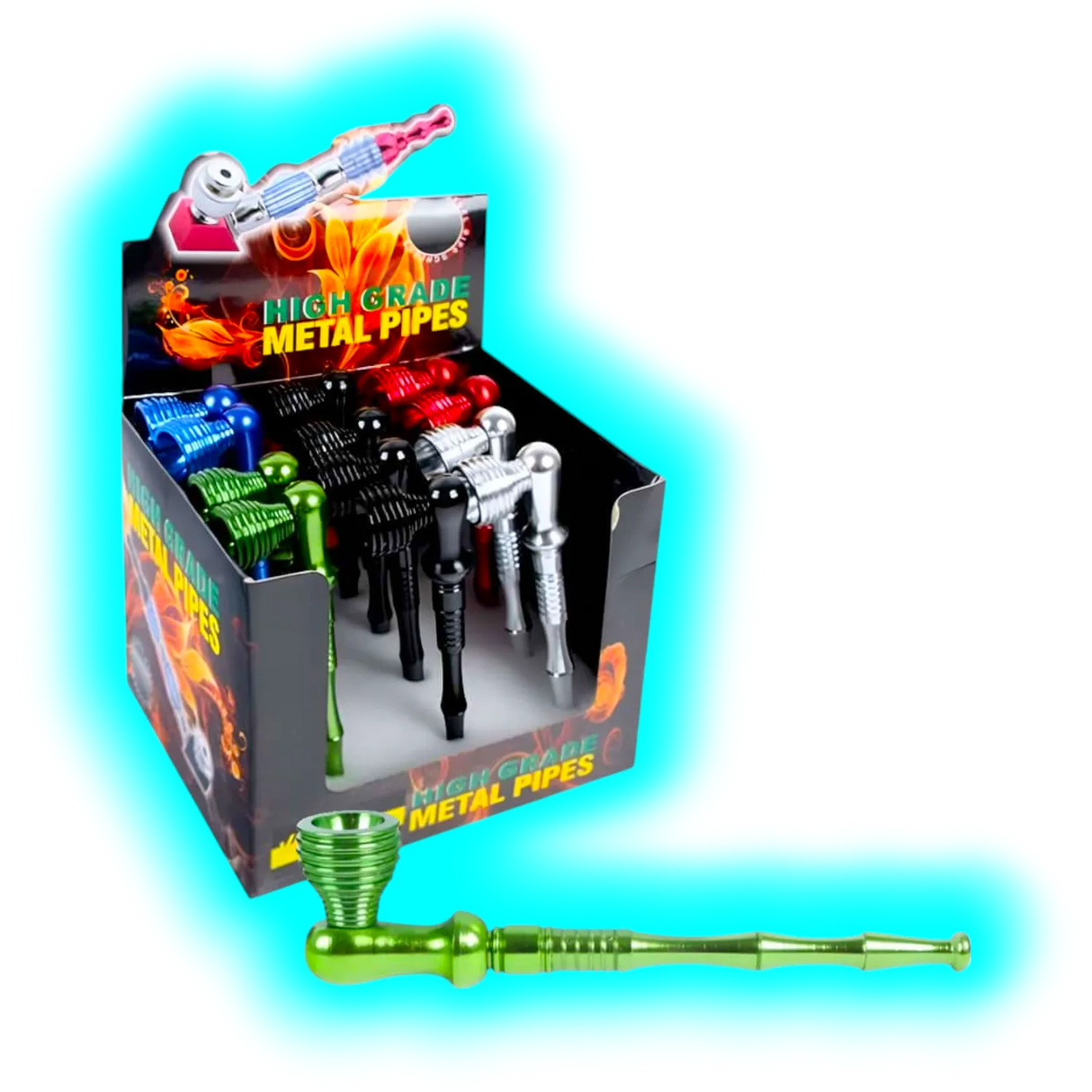 Weed Pipe Metallic Assort.