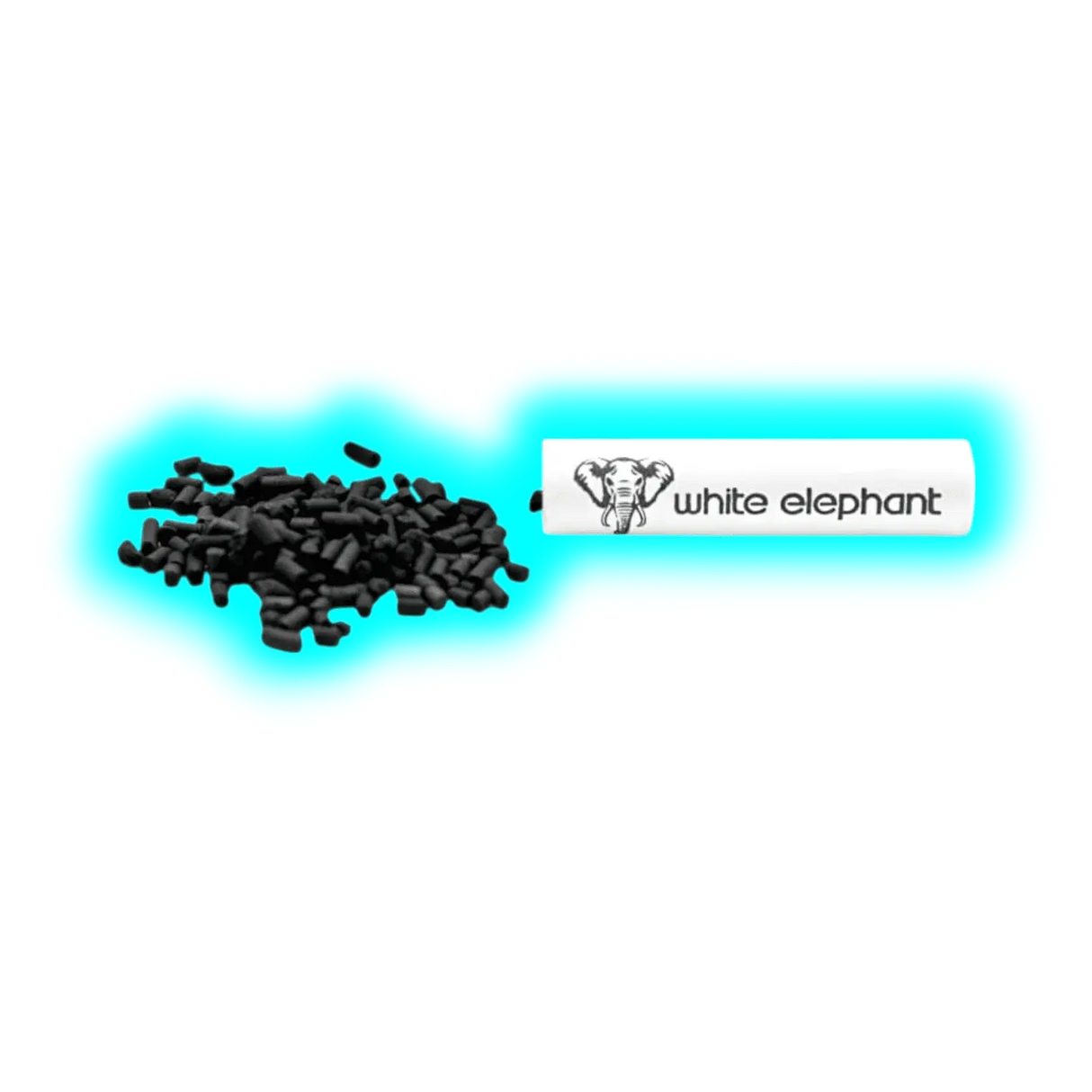 White Elephant Activated Charcoal Filters 9mm 20pcs