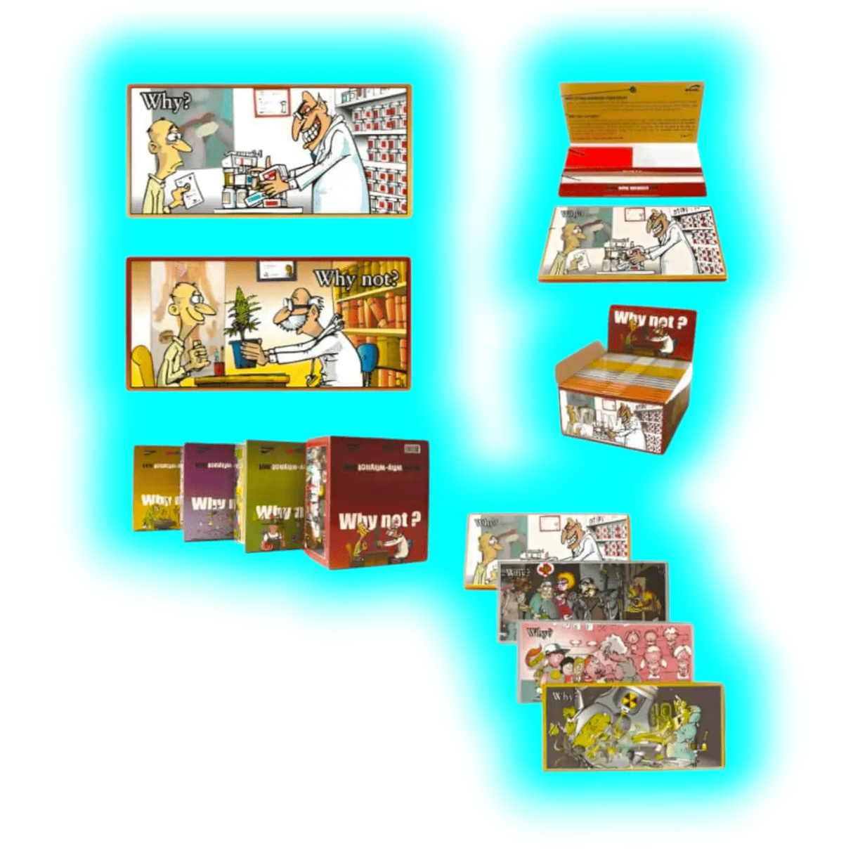 Why Not Rolling Paper by Ivan Art - Enviroment Box 20 Papers