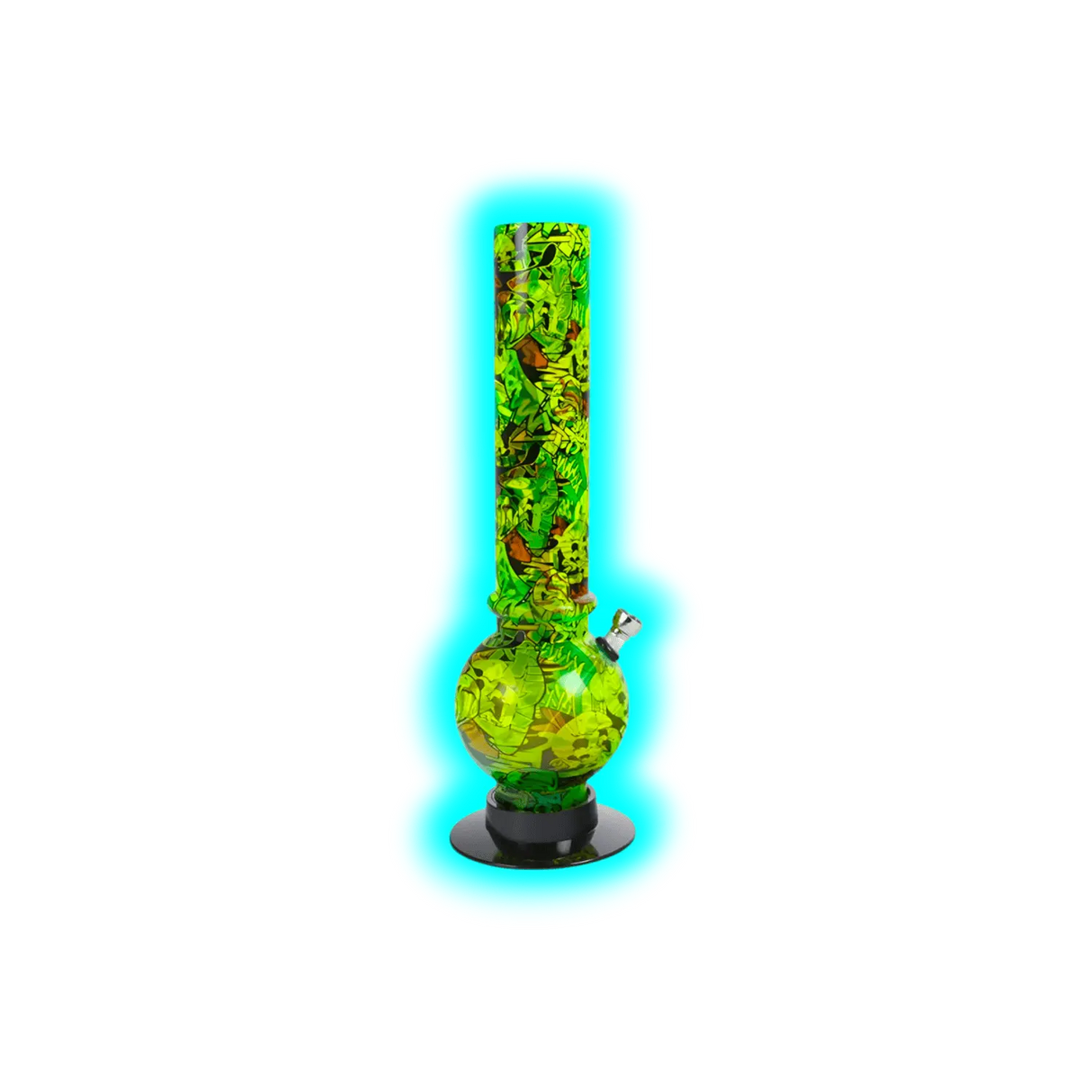 Wild Fire Acryl Bong Graffity Green 32cm