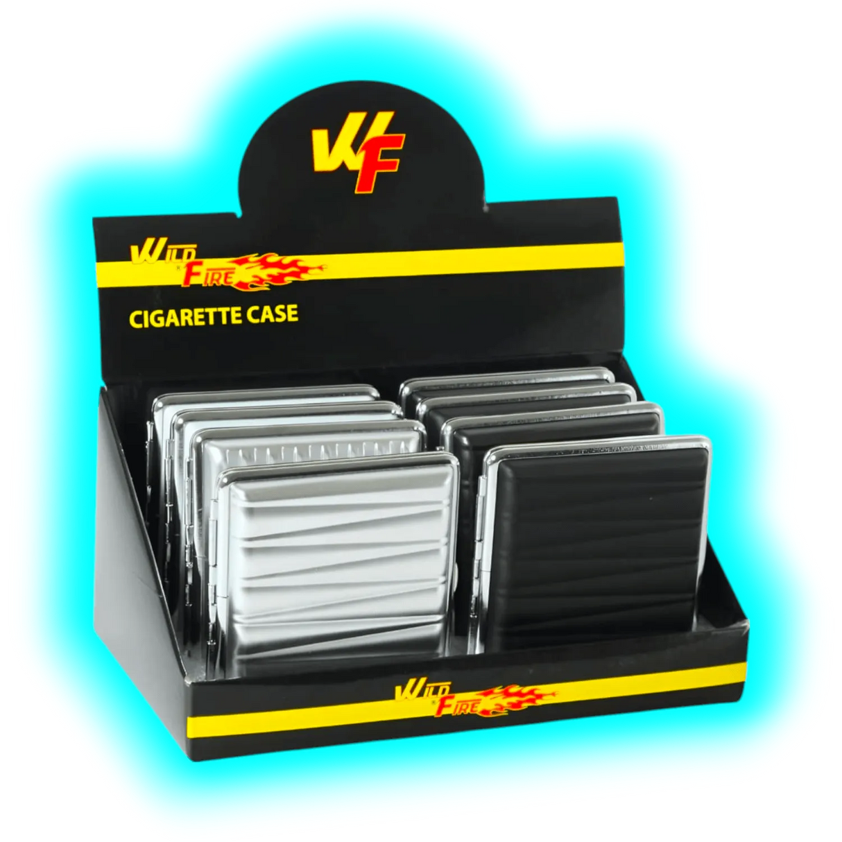 Wild Fire Cigarette Case Metal Optic Assort.