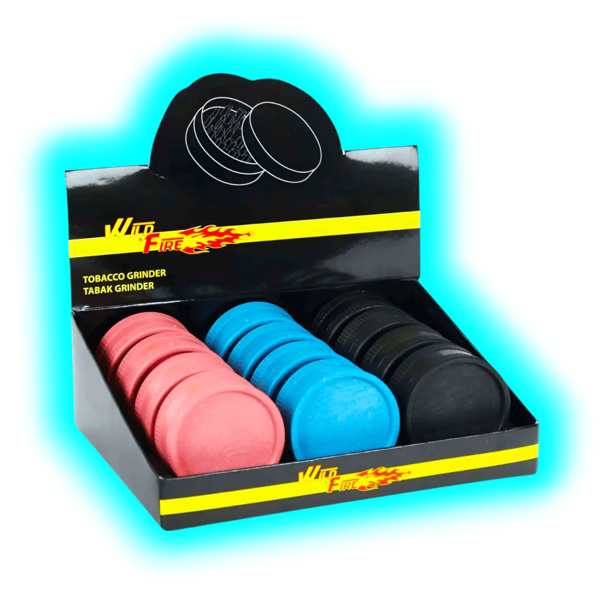 Wild Fire Hemp Grinder 2 Parts Assort