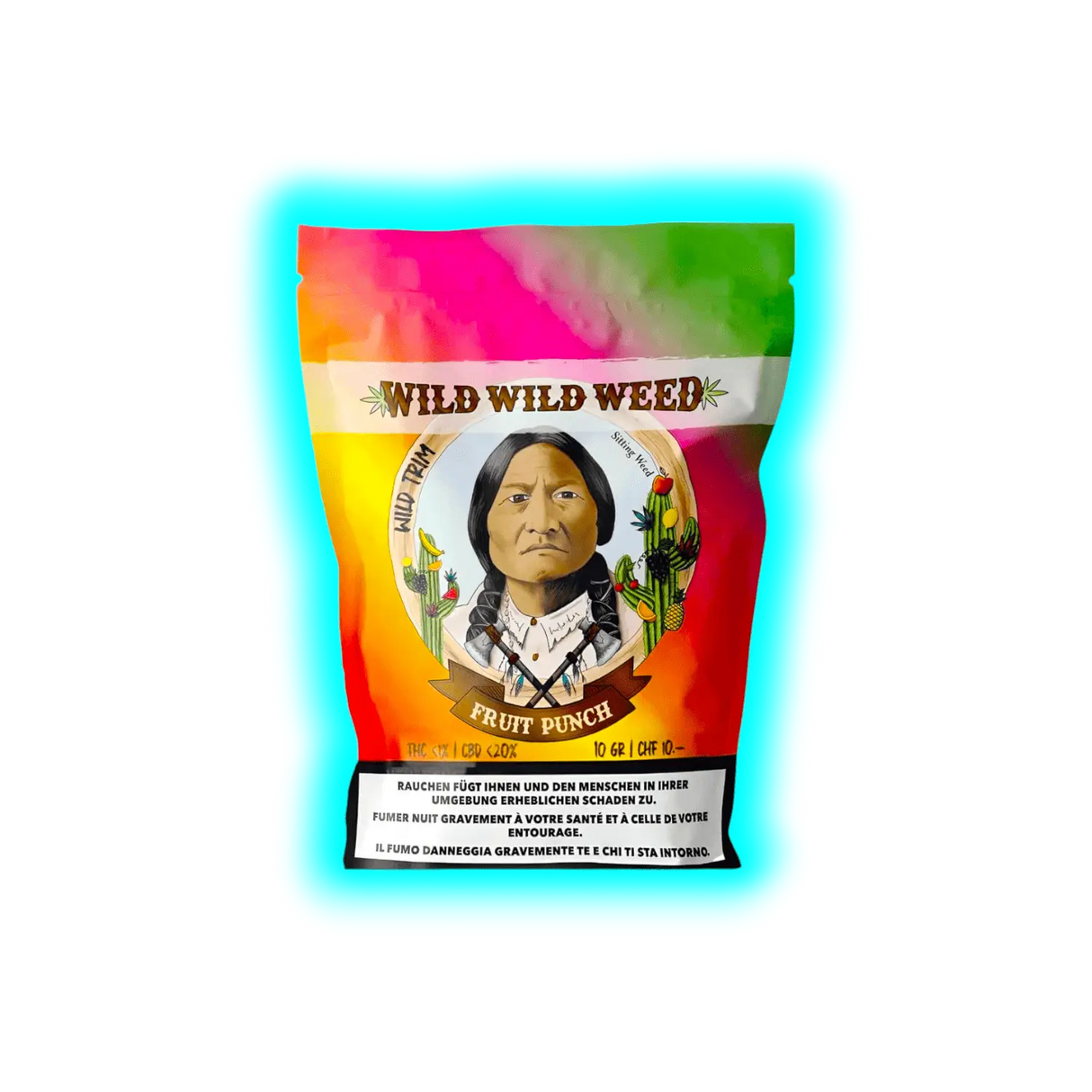 Wild Wild Weed Fruit Punch Wild Trim Sitting Weed 10g