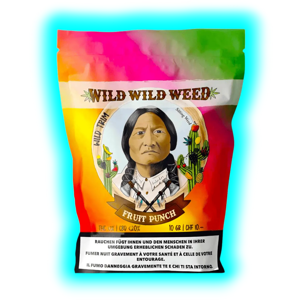 Wild Wild Weed Fruit Punch Wild Trim Sitting Weed 10g