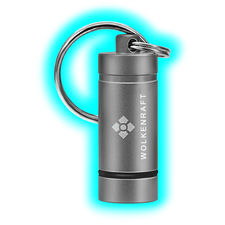Wolkenkraft Live Dosing Capsule Container Gun Metal