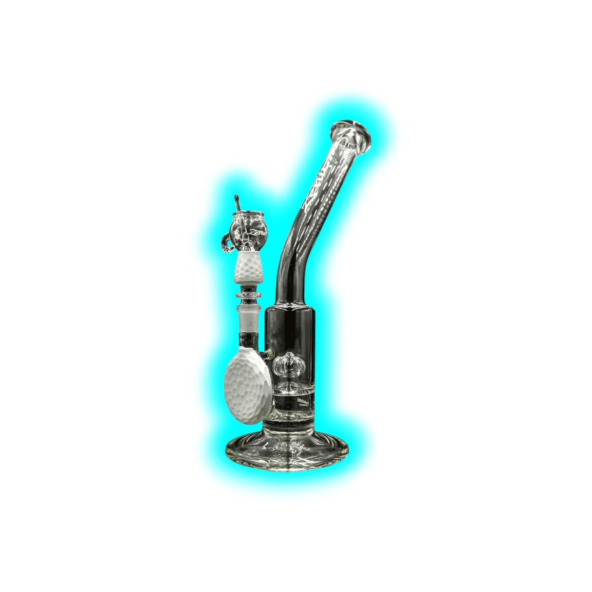 Zenit Inverted Showerhead Bubbler Curved White