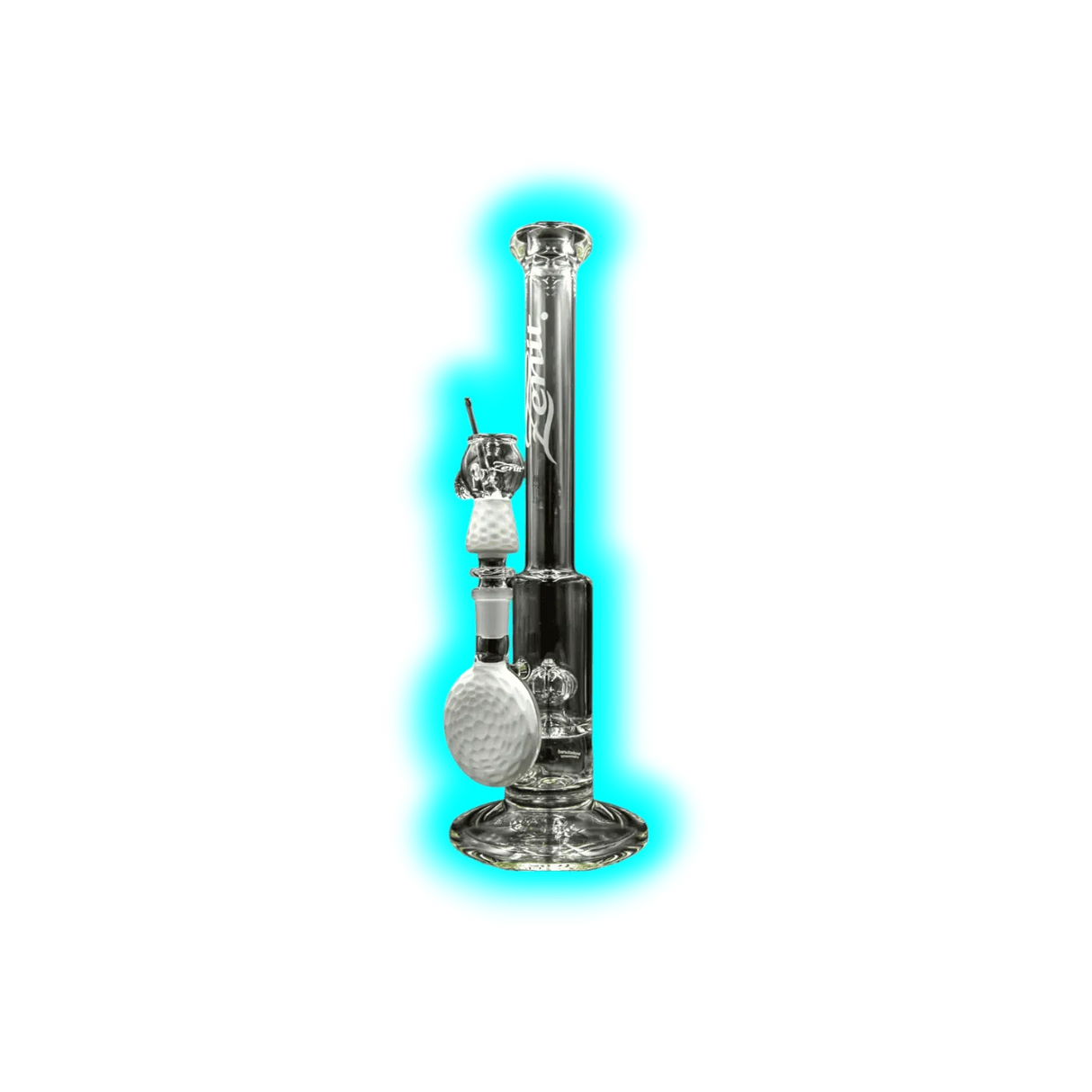 Zenit Inverted Showerhead Bubbler Straight White