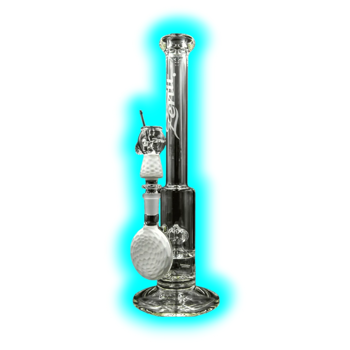 Zenit Inverted Showerhead Bubbler Straight White