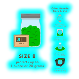 10x Boveda Over Wrapped 58% Humidy Pack 8g