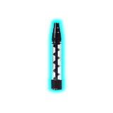 3 in 1 Glass Twist Pipe Black