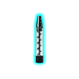 3 in 1 Glass Twist Pipe Brown