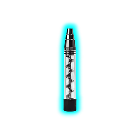 3 in 1 Glass Twist Pipe Brown