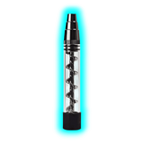 3 in 1 Glass Twist Pipe Brown