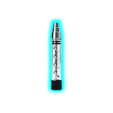 3 in 1 Glass Twist Pipe Silver