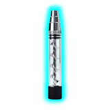 3 in 1 Glass Twist Pipe Silver