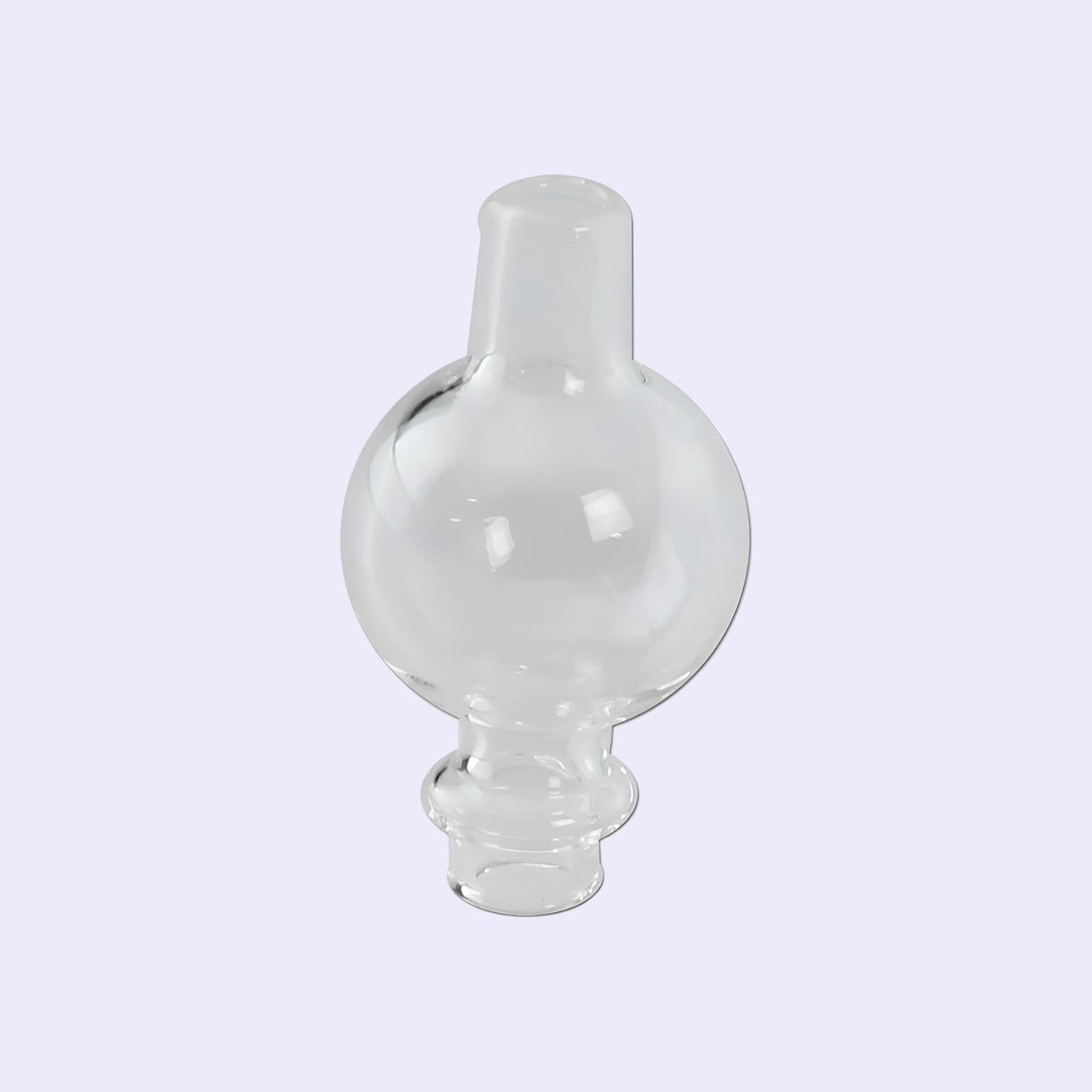  „Carb Cap Ball Clear aus robustem Glas, ideal für die Verbesserung der Luftzirkulation beim Verdampfen von Konzentraten.
