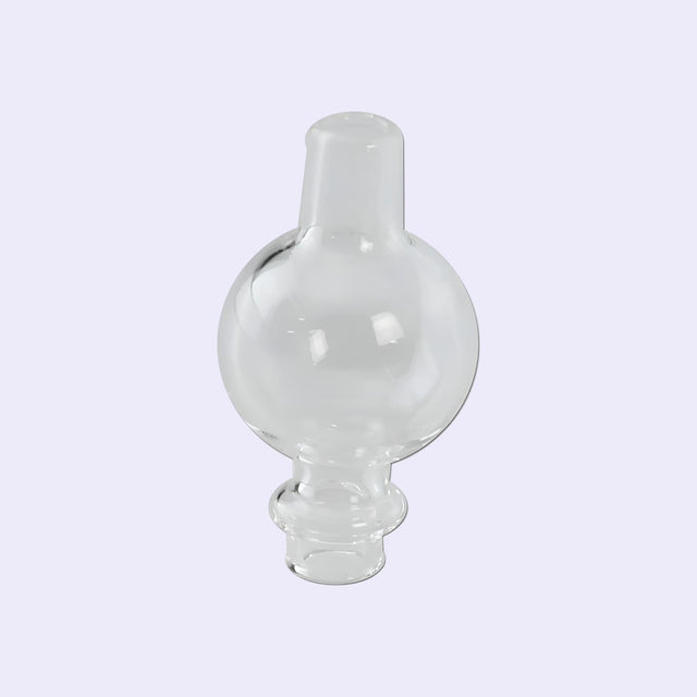  „Carb Cap Ball Clear aus robustem Glas, ideal für die Verbesserung der Luftzirkulation beim Verdampfen von Konzentraten.
