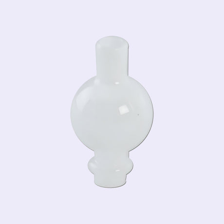 „Carb Cap Ball White aus hochwertigem Glas, ideal für eine bessere Luftzirkulation beim Verdampfen von Konzentraten.“