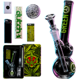 Bong in vetro Amsterdam Greenline 14 cm