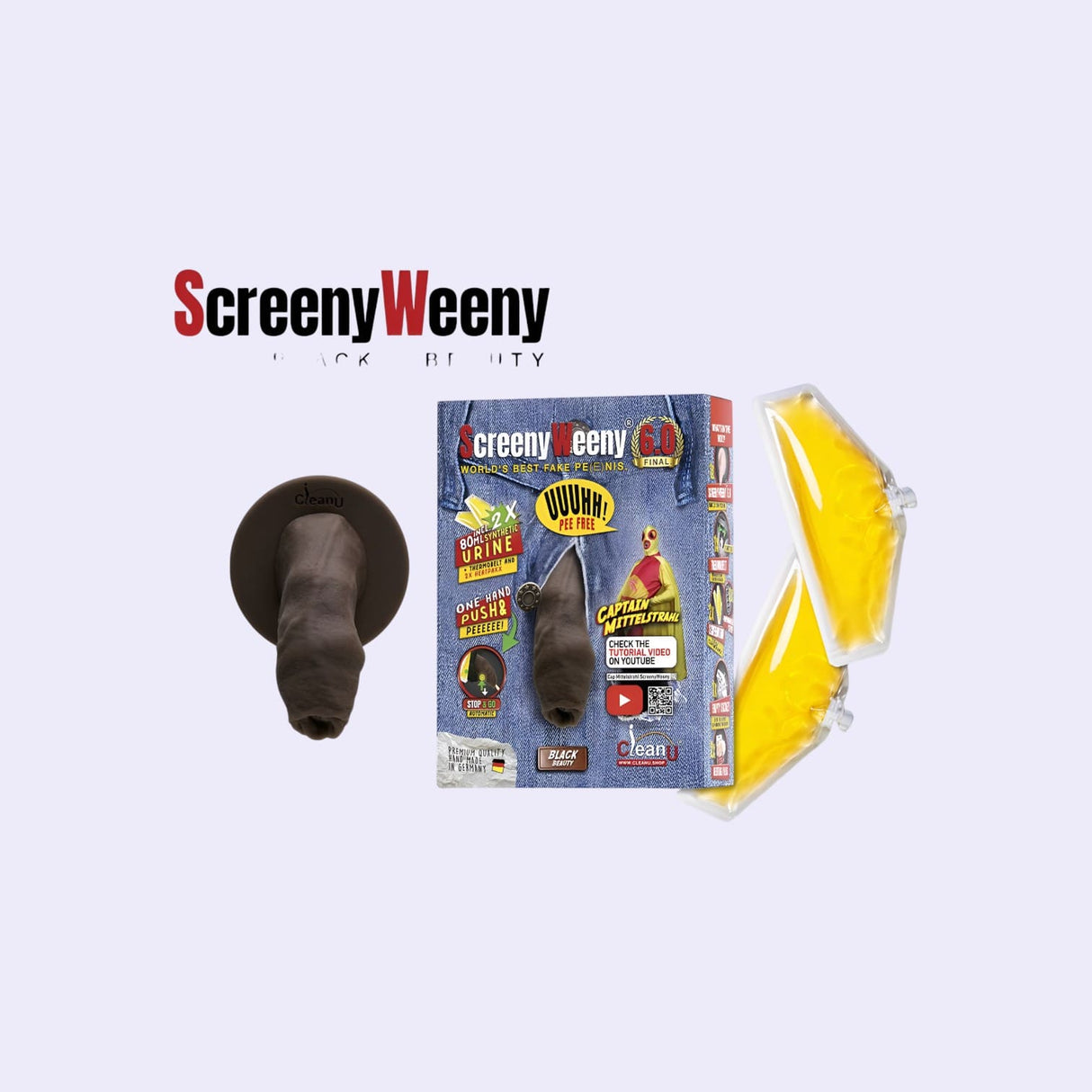 Clean Urin Screeny Weeny 6.0 Black Beauty