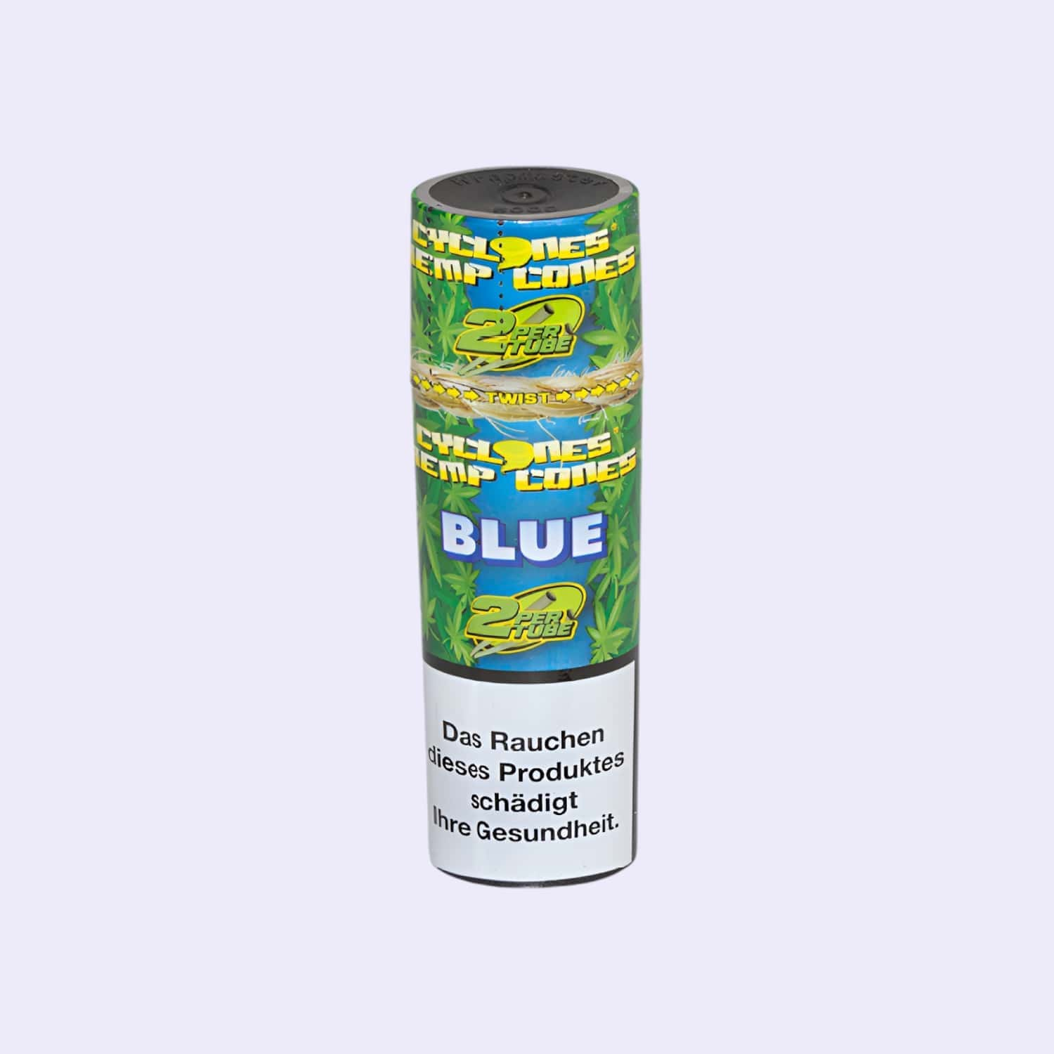 Dieses Bild zeigt die Cyclones Hemp Blue 2 in 1 Tube