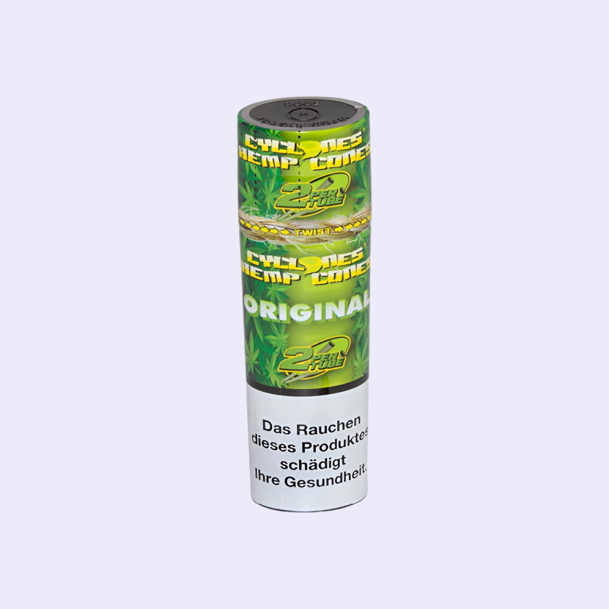 Dieses Bild zeigt die Cyclones Hemp Original 2 in 1 Tube