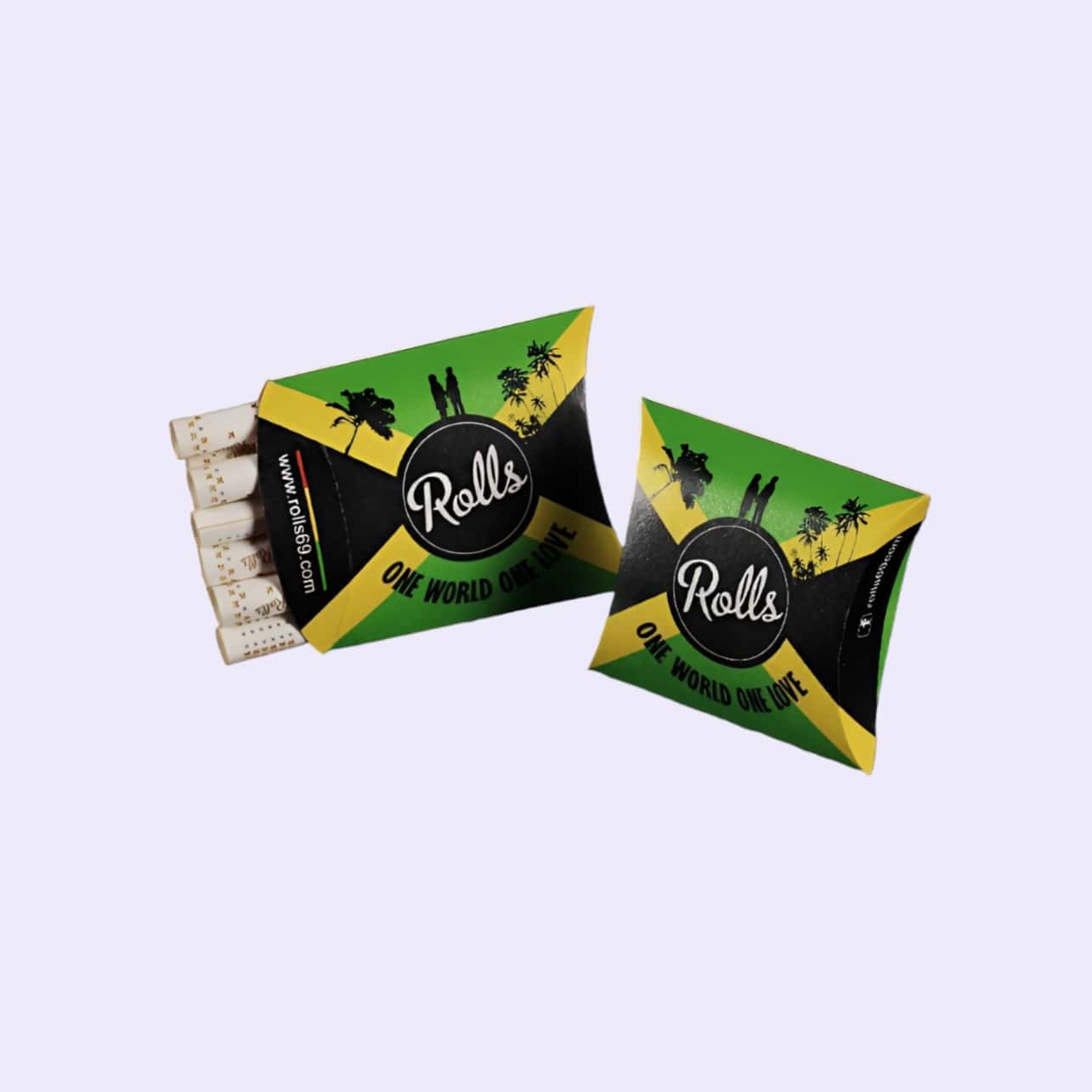 Dieses Bild zeigt die Rolls Jamaica Pocket Pack Filter 7mm 10Stk