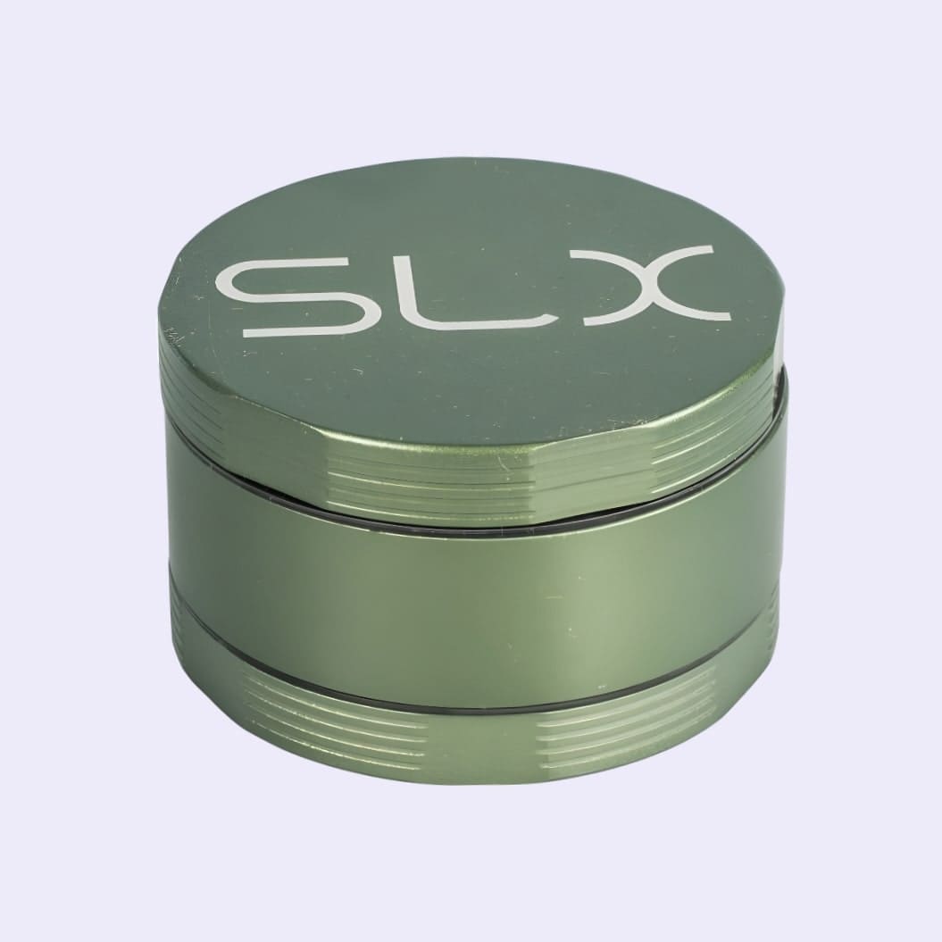 Dieses Bild zeigt den SLX Grinder V2.5 Leaf Green 50mm