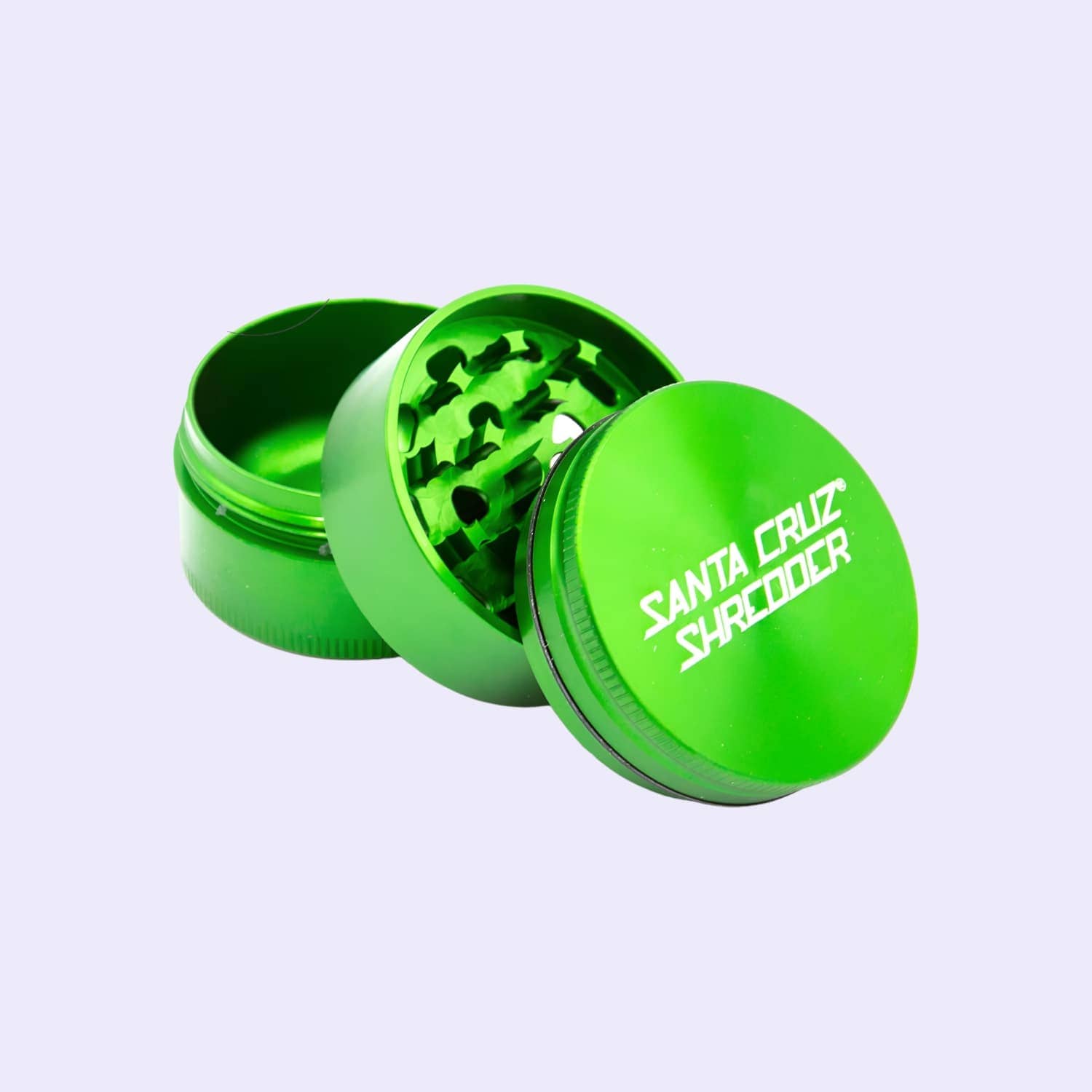 Dieses ild zeigt den Santa Cruz Shredder M Green 3Parts 51mm