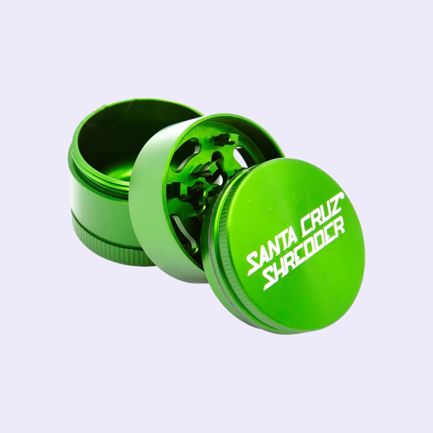 Dieses Bild zeigt den Santa Cruz Shredder S Green 3Parts 40mm